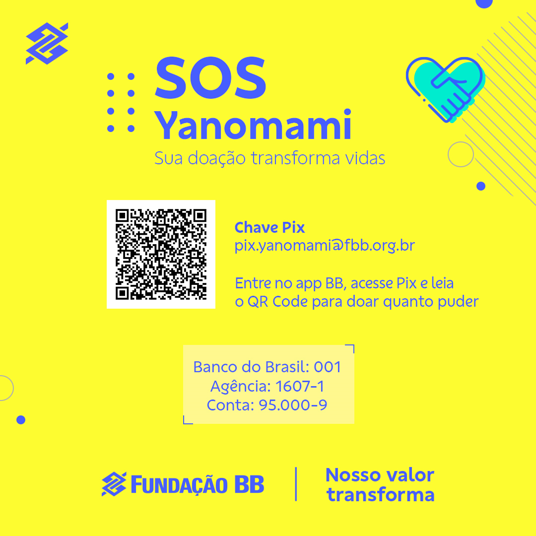 Card para doação Yanomami
