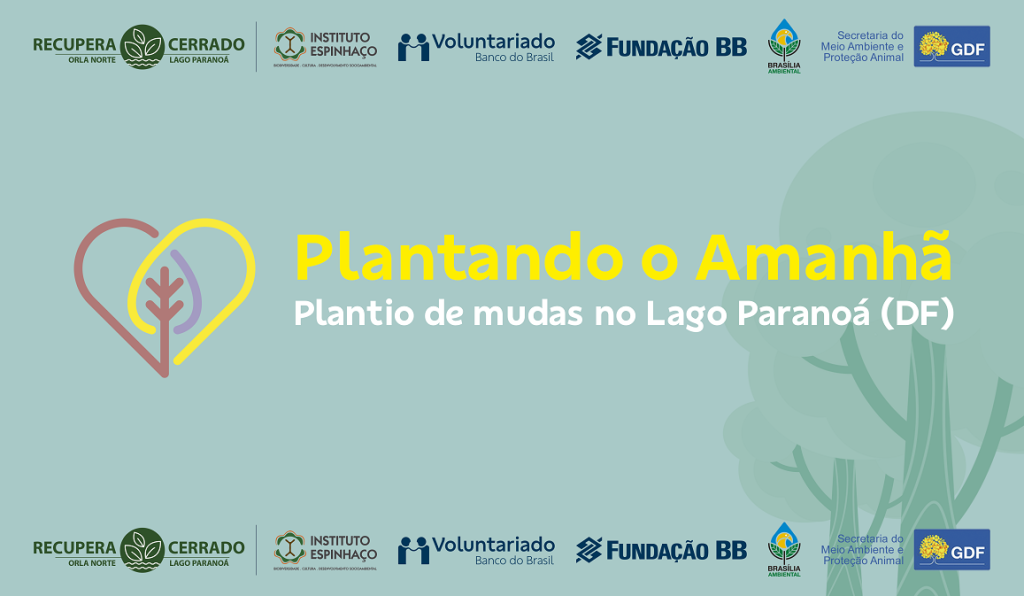 Plantando o Amanhã – Plantio de mudas no Lago Paranoá (DF)