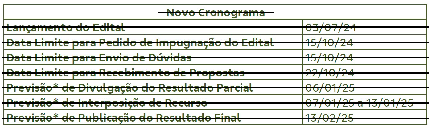 Novo Cronograma riscado