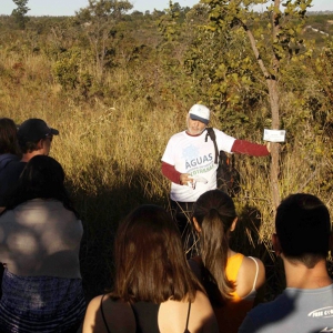 Voluntário e funcionário do BB Osvaldo Dantas participou da inauguração da Ecotrilha do Urubu, na serrinha do Paranoá, em julho de 2017